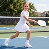 image:imageStelle Tennis Shoes for Girls Kids Sneakers  NonSlip Sole Lightweight Breathable Athletic Sports Running Shoes for ToddlerLittle KidBig KidWhitecharms