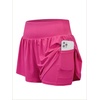 image:imageStelle Women 2 in 1 Running Shorts Flowy Athletic Short with Liner Pockets  High Waisted Builtin Shorts Gym Short Tennis Shorts Quick Dry Lightweight Breathable Soft Workout