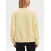image:imageStelle Womens 100 Cotton Oversized Sweatshirt Crewneck Pullover  Pure Cotton Relaxed fit HipLength Brushed comfy Layering essential Lounge Travel Streetwear VersatileVanilla