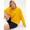image:imageStelle Womens 100 Cotton Oversized Sweatshirt Crewneck Pullover  Pure Cotton Relaxed fit HipLength Brushed comfy Layering essential Lounge Travel Streetwear VersatileYolk