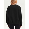 image:imageStelle Womens 100 Cotton Oversized Sweatshirt Crewneck Pullover  Pure Cotton Relaxed fit HipLength Brushed comfy Layering essential Lounge Travel Streetwear VersatileBlack