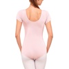 image:imageStelle Womens Ballet Leotard for Dance Scoop Neck Double Lined Bodysuit  Scoop neckline Stretch fabric Breathable Comfort fit Bodysuit Ballet clothes Dance class Contemporary danceBallet Pink