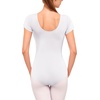 image:imageStelle Womens Ballet Leotard for Dance Scoop Neck Double Lined Bodysuit  Scoop neckline Stretch fabric Breathable Comfort fit Bodysuit Ballet clothes Dance class Contemporary danceWhite