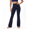 image:imageStelle Yoga Pants with Pockets for Women High Waist Bootcut Flare Leggings  Flattering highwaisted fit Buttery soft Fourway stretch 2 Side pockets 31 Inseam Slight flare leg silhouette FitnessIndigo