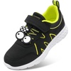 image:imageStelle Kids Sneakers Girls Tennis Shoes NonSlip Lightweight Breathable Athletic Sports Running Shoes8MTBlack