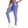 image:imageStelle Leggings for Women with Pockets Workout Mid Waisted Yoga Pants  Flattering midwaisted fit Buttery soft Fourway stretch Breathable 2 Side pockets Fitness Workout Active performancePeriwinkle