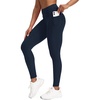 image:imageStelle Leggings for Women with Pockets Workout Mid Waisted Yoga Pants  Flattering midwaisted fit Buttery soft Fourway stretch Breathable 2 Side pockets Fitness Workout Active performanceMidnight Blue