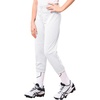 image:imageStelle Softball Pants for Girls Youth with Pockets for Kids Fastpitch  Tee ball Belt Loops Abrasionresistant Double Knee Performance Practice Game Day Elastic Leg OpeningsWhite