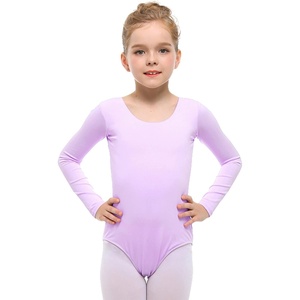 image:imageStelle Long Sleeve Ballet Leotards for Girls Dance Leotard Gymnastics Ballet Outfits ToddlerLittle KidBig Kid  Soft cotton Breathable Full front lining Ballet Gymnastic Performance Party Cheer leading Toddler Little Big KidsPurple