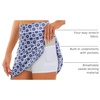image:imageStelle 17 Golf Skirts for Women Pickleball Tennis Skorts with 2 Pockets  Athletic Skorts High Waisted Tummy Control BuiltIn Shorts Flattering Fit Side Slits RunningFloral Tiles Print