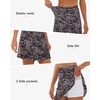 image:imageStelle 17 Golf Skirts for Women Pickleball Tennis Skorts with 2 Pockets  Athletic Skorts High Waisted Tummy Control BuiltIn Shorts Flattering Fit Side Slits RunningVintage Paisley Print