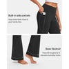 image:imageStelle 29 31 33 Fleece Lined HighWaisted Women Yoga Pants with Pockets  Fleece Lined Warmth4Way StretchHighRise Tummy ControlSide Pockets293133Inch LengthsFor Winter WorkoutsDaily WearBlack