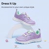 image:imageStelle Girls Tennis Shoes with DIY Charms  Lightweight NonSlip Athletic Running Volleyball School Shoes for Gym and CasualLavendercharms