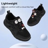 image:imageStelle Girls Tennis Shoes with DIY Charms  Lightweight NonSlip Athletic Running Volleyball School Shoes for Gym and CasualNinja Blackcharms