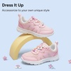 image:imageStelle Girls Tennis Shoes with DIY Charms  Lightweight NonSlip Athletic Running Volleyball School Shoes for Gym and CasualPinkcharms