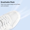 image:imageStelle Girls Tennis Shoes with DIY Charms  Lightweight NonSlip Athletic Running Volleyball School Shoes for Gym and CasualWhite