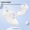 image:imageStelle Girls Tennis Shoes with DIY Charms  Lightweight NonSlip Athletic Running Volleyball School Shoes for Gym and CasualWhitecharms