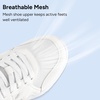 image:imageStelle Girls Tennis Shoes with DIY Charms  Lightweight NonSlip Athletic Running Volleyball School Shoes for Gym and CasualWhitecharms
