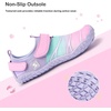 image:imageStelle Kids Water Shoes Lightweight Quick Dry Barefoot for Boys and Girls  Double HookandLoop Straps with Reinforced Toe Box for BeachPoolSwimHiking and Outdoor PlayFits Toddler to Big KidsLilac Mint