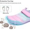 image:imageStelle Kids Water Shoes Lightweight Quick Dry Barefoot for Boys and Girls  Double HookandLoop Straps with Reinforced Toe Box for BeachPoolSwimHiking and Outdoor PlayFits Toddler to Big KidsLilac Mint
