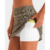 image:imageStelle Tennis Skirts for Women Ruffle Athletic Golf Skorts with Pocket  High Waisted Tummy Control Built in Shorts Athletic Skirt Golf Skirt Soft Breathable Workout PickleballCheetah