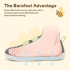 image:imageStelle Toddler Girls Wide Toe Box Shoes  Kids Barefoot Sneakers Boys Zero Drop Minimalist Breathable Lightweight Non Slip Walking Running ShoesGrey