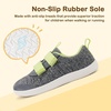 image:imageStelle Toddler Girls Wide Toe Box Shoes  Kids Barefoot Sneakers Boys Zero Drop Minimalist Breathable Lightweight Non Slip Walking Running ShoesGrey