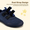 image:imageStelle Toddler Girls Wide Toe Box Shoes  Kids Barefoot Sneakers Boys Zero Drop Minimalist Breathable Lightweight Non Slip Walking Running ShoesNavy