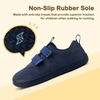 image:imageStelle Toddler Girls Wide Toe Box Shoes  Kids Barefoot Sneakers Boys Zero Drop Minimalist Breathable Lightweight Non Slip Walking Running ShoesNavy