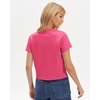 image:imageStelle Women Cotton Blend Tshirts Shirts Boxy Cropped T Shirts Basic Tees  Relaxed fit Side slits Lightweight comfort Everyday layering Streetwear Machine washable Soft hand feelDeep Pink
