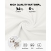 image:imageStelle Women Cotton Blend Tshirts Shirts Boxy Cropped T Shirts Basic Tees  Relaxed fit Side slits Lightweight comfort Everyday layering Streetwear Machine washable Soft hand feelWhite