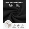 image:imageStelle Women Cotton Blend Tshirts Shirts Boxy Cropped T Shirts Basic Tees  Relaxed fit Side slits Lightweight comfort Everyday layering Streetwear Machine washable Soft hand feelBlack