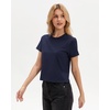 image:imageStelle Women Cotton Blend Tshirts Shirts Boxy Cropped T Shirts Basic Tees  Relaxed fit Side slits Lightweight comfort Everyday layering Streetwear Machine washable Soft hand feelNavy