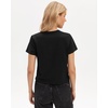 image:imageStelle Women Cotton Blend Tshirts Shirts Boxy Cropped T Shirts Basic Tees  Relaxed fit Side slits Lightweight comfort Everyday layering Streetwear Machine washable Soft hand feelBlack