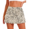 image:imageStelle Women Tennis Skirt High Waisted Athletic Golf Skorts with Pockets  Tummy Control BuiltIn Shorts Deep Pockets Pleated Breathable Lightweight Tennis Golf Pickleball Running WorkoutWhite Cheetah