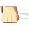 image:imageStelle Women Tennis Skirt High Waisted Athletic Golf Skorts with Pockets  Tummy Control BuiltIn Shorts Deep Pockets Pleated Breathable Lightweight Tennis Golf Pickleball Running WorkoutLemon Butter