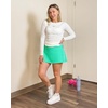 image:imageStelle Women Tennis Skirt High Waisted Athletic Golf Skorts with Pockets  Tummy Control BuiltIn Shorts Deep Pockets Pleated Breathable Lightweight Tennis Golf Pickleball Running WorkoutMint Green