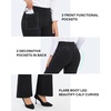 image:imageStelle Womens 30 Inch Bootcut Work Pants Stretch Business Casual Office  Pullon waistband Functional pockets Wrinkle resistant Office Travel Professional wear Allday comfortBlack