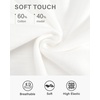 image:imageStelle Womens Cotton T Shirts Comfort Soft Casual Everyday Modal Tops  Breathable fabric Relaxed fit Short sleeves Layering essential Lounge Travel Machine washableOffwhite