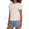 image:imageStelle Womens Cotton T Shirts Comfort Soft Casual Everyday Modal Tops  Breathable fabric Relaxed fit Short sleeves Layering essential Lounge Travel Machine washableOat Milk