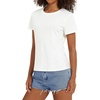image:imageStelle Womens Cotton T Shirts Comfort Soft Casual Everyday Modal Tops  Breathable fabric Relaxed fit Short sleeves Layering essential Lounge Travel Machine washableOffwhite