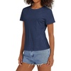 image:imageStelle Womens Cotton T Shirts Comfort Soft Casual Everyday Modal Tops  Breathable fabric Relaxed fit Short sleeves Layering essential Lounge Travel Machine washableNavy