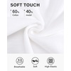 image:imageStelle Womens Cotton T Shirts Comfort Soft Casual Everyday Modal Tops  Breathable fabric Relaxed fit Short sleeves Layering essential Lounge Travel Machine washableWhite