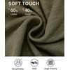image:imageStelle Womens Cotton T Shirts Comfort Soft Casual Everyday Modal Tops  Breathable fabric Relaxed fit Short sleeves Layering essential Lounge Travel Machine washableOlive Green