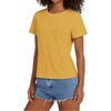 image:imageStelle Womens Cotton T Shirts Comfort Soft Casual Everyday Modal Tops  Breathable fabric Relaxed fit Short sleeves Layering essential Lounge Travel Machine washableMustard