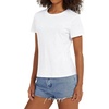 image:imageStelle Womens Cotton T Shirts Comfort Soft Casual Everyday Modal Tops  Breathable fabric Relaxed fit Short sleeves Layering essential Lounge Travel Machine washableWhite