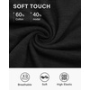 image:imageStelle Womens Cotton T Shirts Comfort Soft Casual Everyday Modal Tops  Breathable fabric Relaxed fit Short sleeves Layering essential Lounge Travel Machine washableBlack