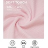 image:imageStelle Womens Cotton T Shirts Comfort Soft Casual Everyday Modal Tops  Breathable fabric Relaxed fit Short sleeves Layering essential Lounge Travel Machine washableLight Pink