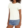 image:imageStelle Womens Cotton T Shirts Comfort Soft Casual Everyday Modal Tops  Breathable fabric Relaxed fit Short sleeves Layering essential Lounge Travel Machine washableCreme