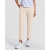 image:imageStelle Womens Golf Pants Stretch Business Casual Work Slacks 78 Ankle  Perfect for golf travel and office wear with a versatile fit that moves comfortably throughout your dayWhite Beige